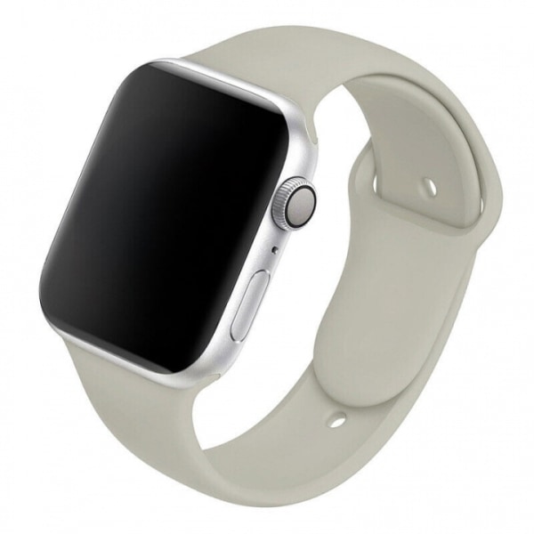 Silikonarmband till Apple Watch 38/40mm, Beige