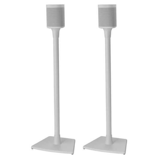 SANUS Floor Stand for Sonos One SL Play:1 Play:3 Pair White