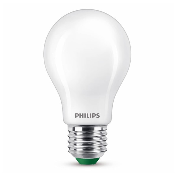 Philips LED E27 Normal 4W (60W) Frostad 840lm 2700K Energiklass