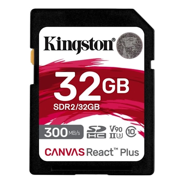 Kingston 32GB Canvas React Plus SDHC UHS-II