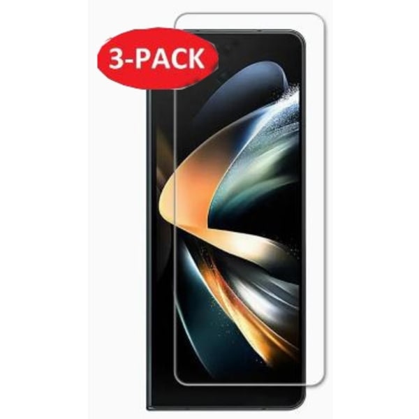 3-pack Samsung Z Fold4 Front Protection Film Transparent