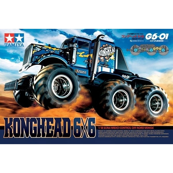 TAMIYA 1/18 R/C Konghead 6x6 (G6-01)