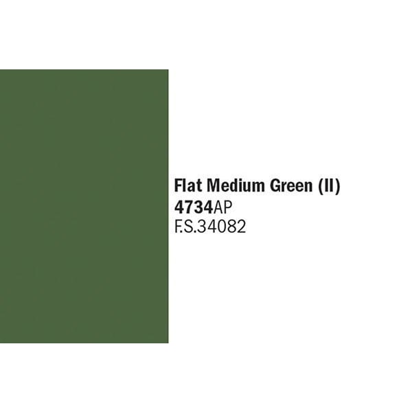 Italeri Flat Medium Green (II), 20ml Grön