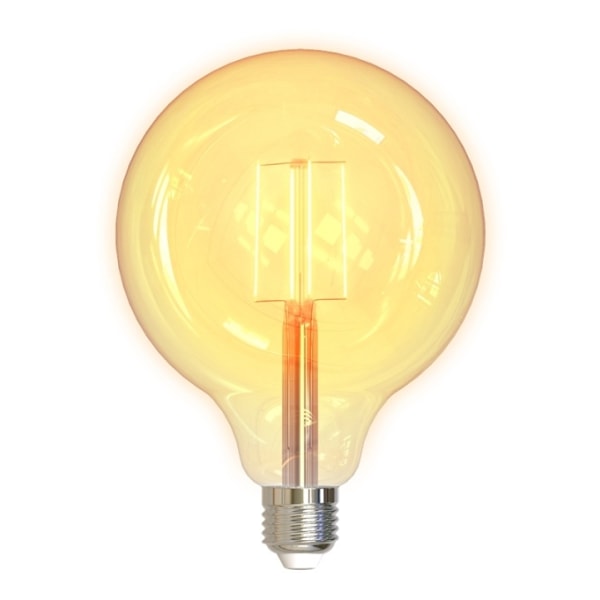 DELTACO SMART HOME LED glødepære, E27, Wi-Fi 2,4 GHz, 5,5 W, 470 lm