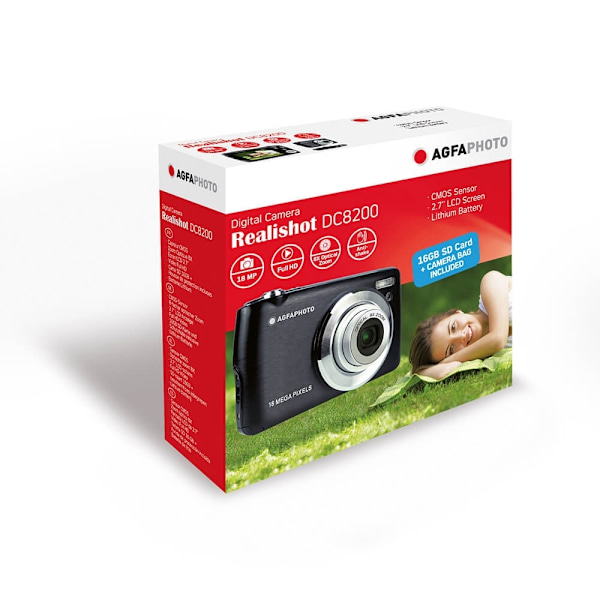 Agfa Digital Camera DC8200 CMOS 8x 18MP Black
