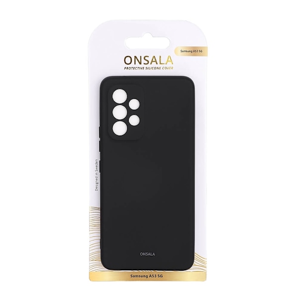 Onsala Mobilcover Silikone Black - Samsung A53 Svart