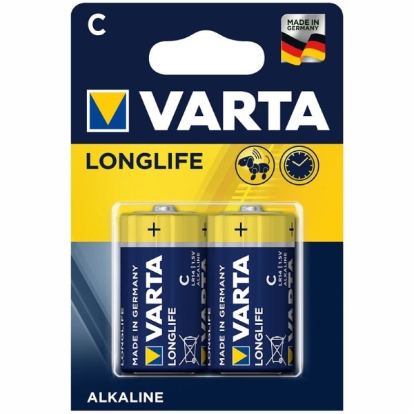 Varta Longlife C / LR14 Batteri 2-pack