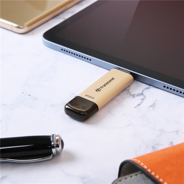 Transcend USB-minne JF930C 2-i-1 (USB3.2/USB-C) 128GB