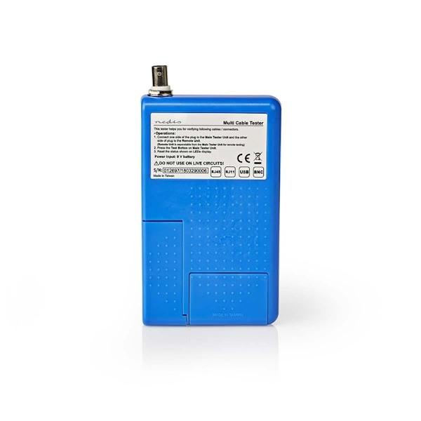Nedis LAN measuring instrument | Tråddragen | 180 m | LED-indikator | Batteridriven