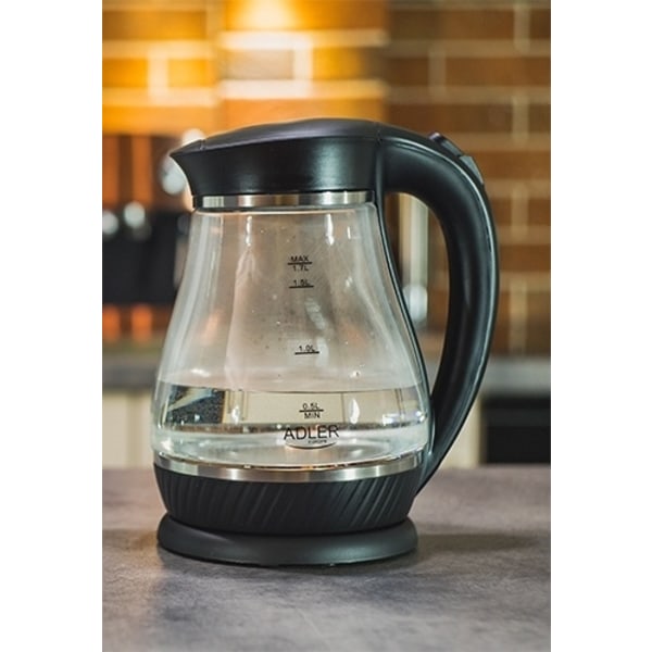 Adler vattenkokare 1,7L, svart