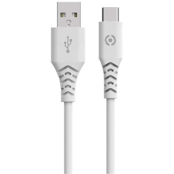 Celly Planet USB-A - USB-C-kabel 1,5m av 100% återvunnen plast V