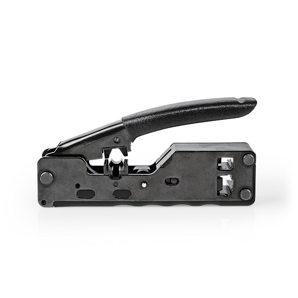 Nedis Crimp Tang | CAT5 / CAT5e / CAT6 / CAT6a / CAT7 / RJ12 / RJ45 | Klipper / Plier | ABS / Stål | Sort