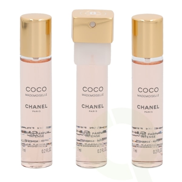 Chanel Coco Mademoiselle Intense Giftset 21 ml, 3x Edp Spray Refill 7ml - Twist and Spray