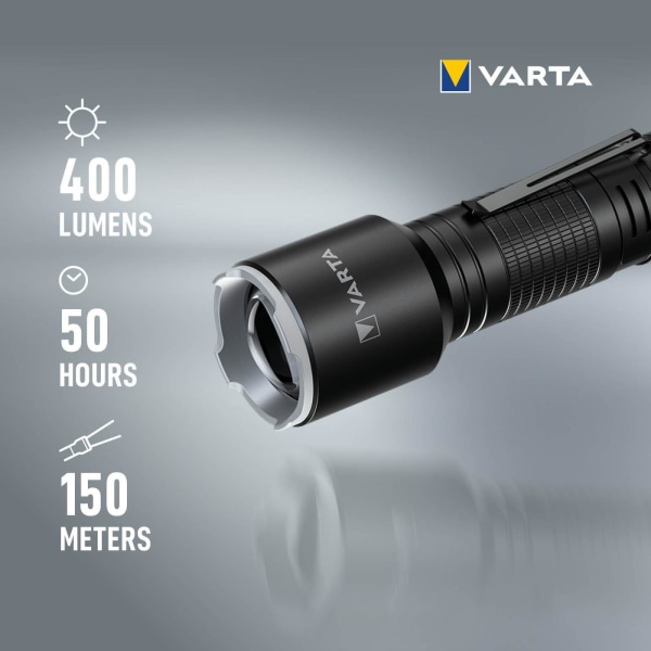 Varta Aluminium Light F30 Pro Ficklampa 400 lm
