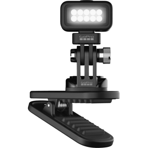 GoPro Zeus Mini LED-lampa med klämma.