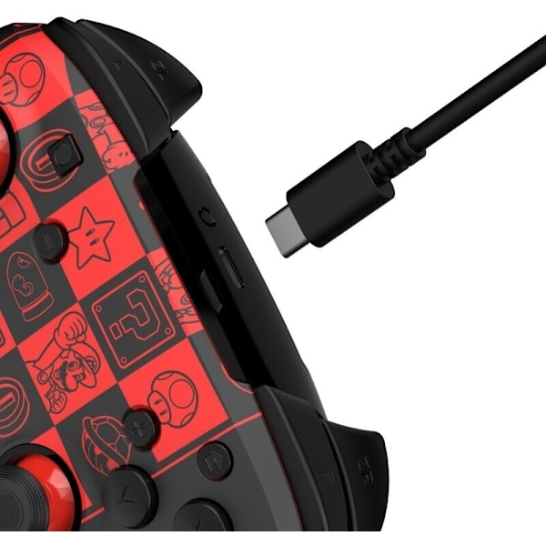 PDP Gaming Rematch Glow Wireless Controller - trådlös spelkontroll, Super Icon, Switch