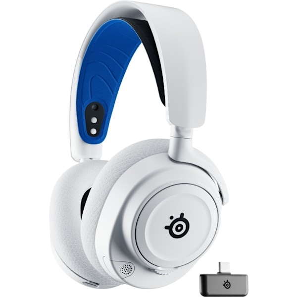 SteelSeries Arctis Nova 7P -langattomat pelikuulokkeet, valkoiset
