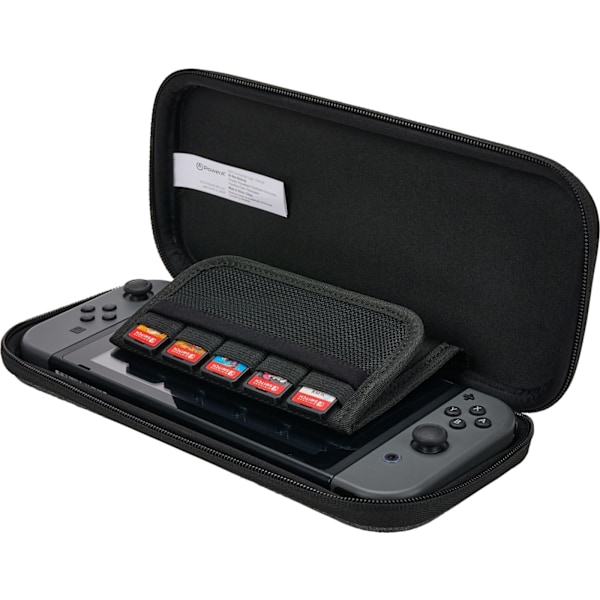 PowerA Slim Case Charcoal -suojakotelo, Nintendo Switch