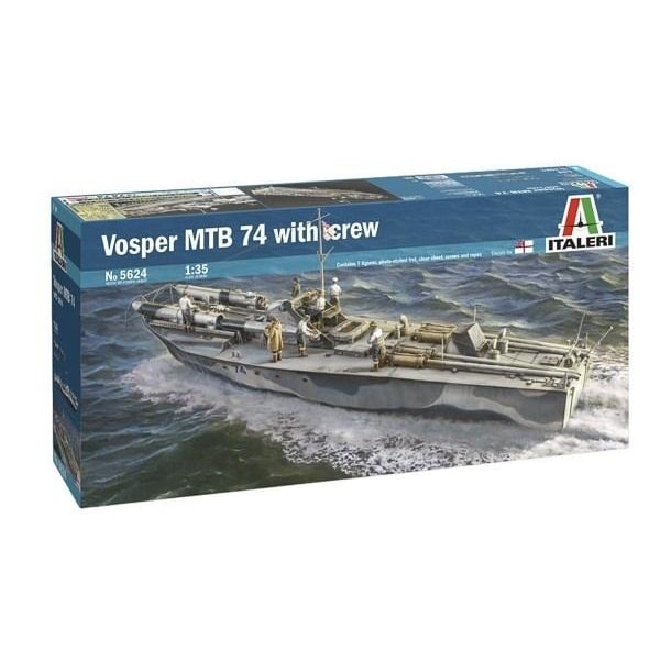 Italeri 1:35 Vosper 74 With Crew