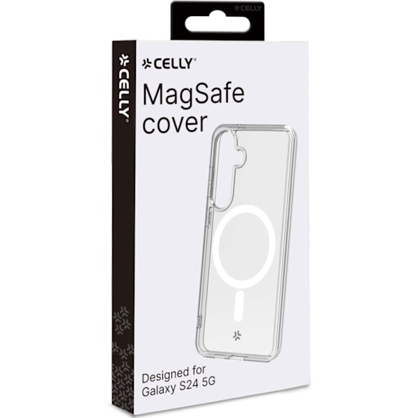 Celly Gelskinmag Magnetic TPU Cover Galaxy S24 5G Transparent Transparent