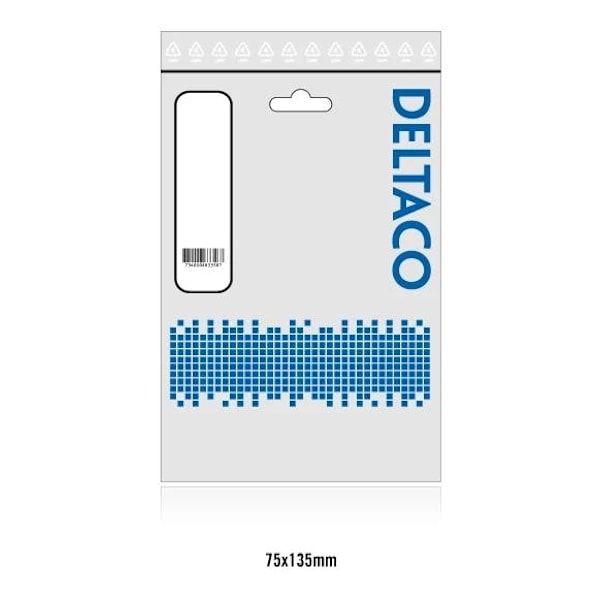 DELTACO HDMI-sovitin, HDMI naaras - uros mini HDMI ja micro HDMI uros