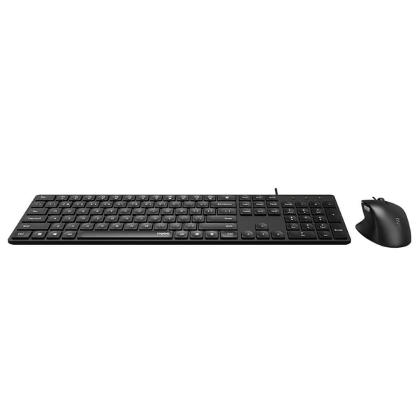 Rapoo Keyboard/Mus Sæt NX8020 Kablet Sort