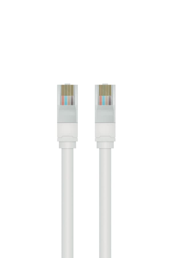 QNECT UTP-patchkabel CAT 5e, 1m, vit