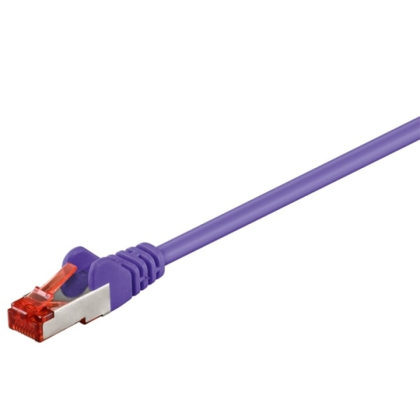 Goobay Netværkskabel CAT 6, S/FTP (PiMF), violet, 5 m kobberlede