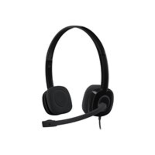 Logitech H151 Headset Huvudband 3,5 mm kontakt Svart