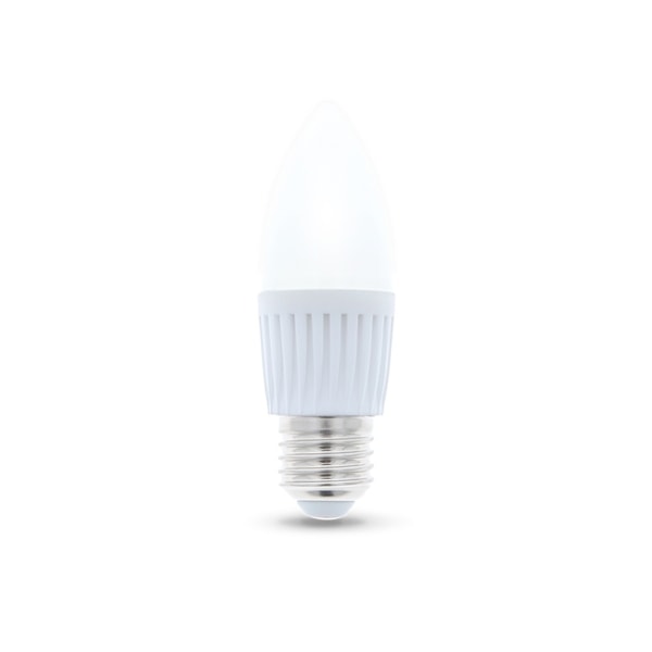 LED-Lampa E27, C37, 10W, 230V, 4500K, Keramisk, Vit neutral