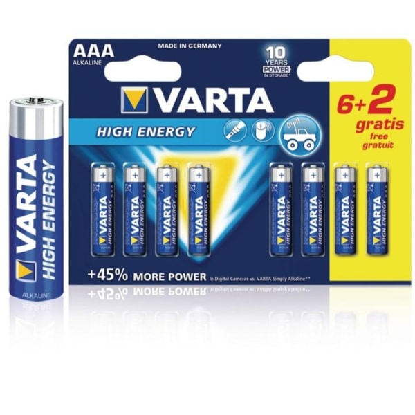 Varta Alkaline Batteri AAA | 1.5 V DC | 8-Reklameblister