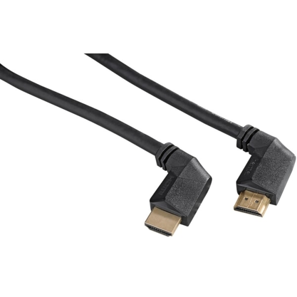 HAMA HDMI Ethernet High Speed Kabel 1,5m 90° Guldbelagt TL