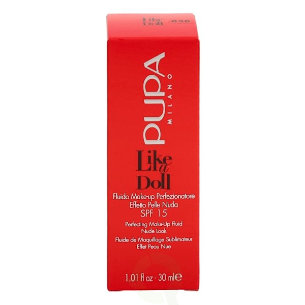 Pupa Milano Pupa Pupa Like A Doll Perfecting Make-Up Fluid SPF15 30 ml #030 Natural Beige