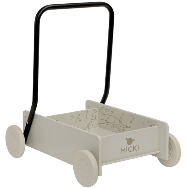 Micki Micki Lära Gå Vagn, Beige
