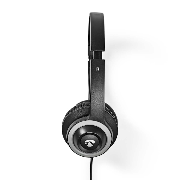 Nedis PC headset | On-Ear | Stereo | USB Type-A / USB Type-C™ | Vikbara Mikrofon | Svart