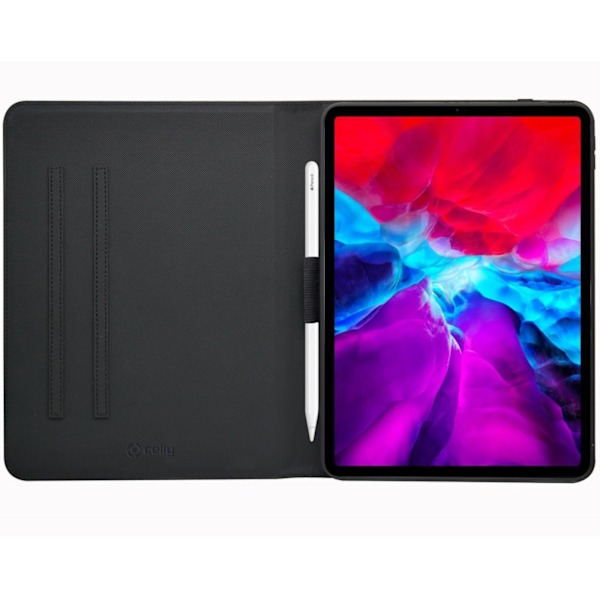 Celly BookBand Booklet iPad Pro 12,9 2018/2020/2021/2022 Svart