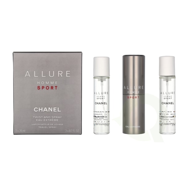 Chanel Allure Homme Sport Eau Extreme -lahjasetti 60 ml matkasuihke