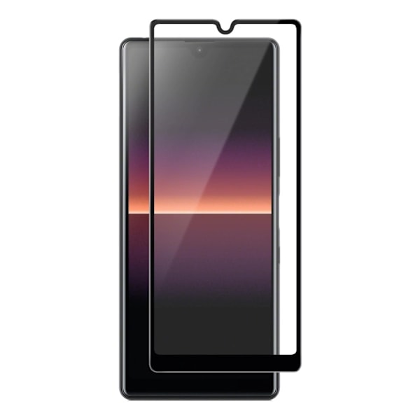 panzer Sony Xperia L4, Full-Fit Glass, black Transparent