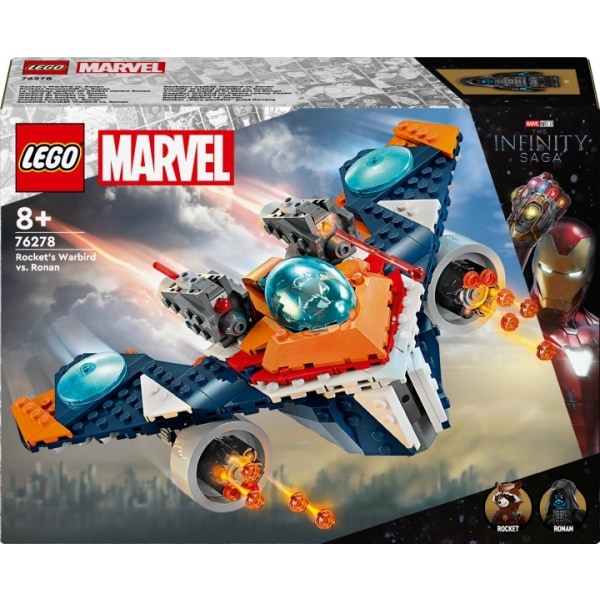 LEGO Super Heroes Marvel 76278  - Rocketin Warbird vastaan Ronan