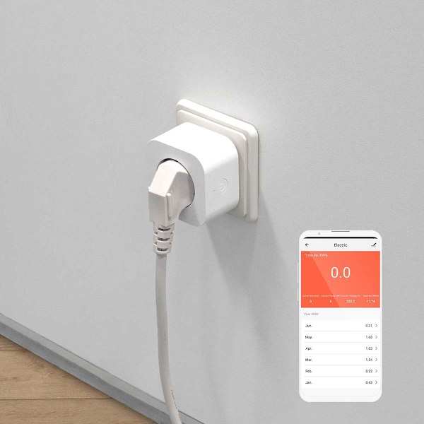 Nedis SmartLife Älypistorasia | Wi-Fi | IP21 | Virtamittari | 3680 W | Type F (CEE 7/3) | 0 - 55 °C | Android™ / IOS | Valkoinen | 1 kpl