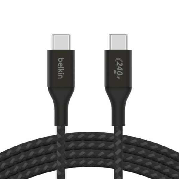 Belkin BOOST CHARGE 240W USB-C to USB-C Cable, 2m, Black