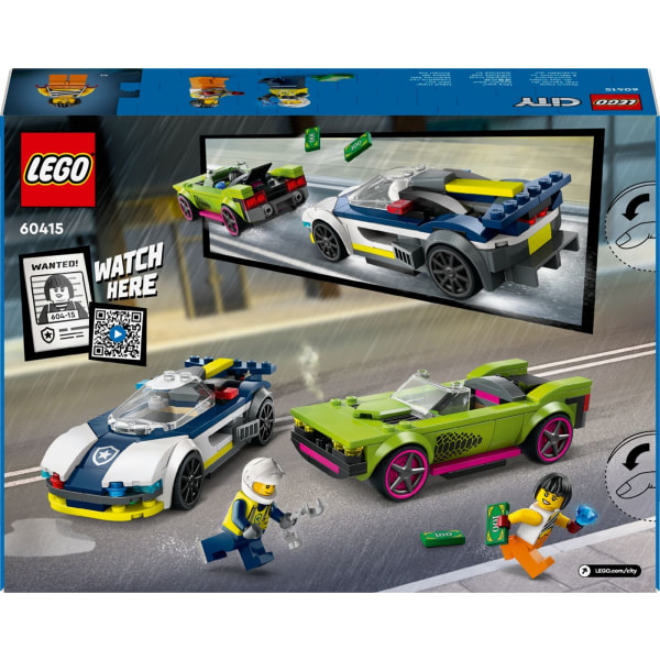 LEGO City Police 60415  - Jakt med polisbil och muskelbil