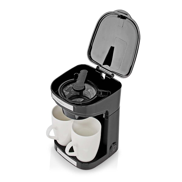 Nedis Kaffebryggare | Filtrera kaffe | 0.25 l | 2 Koppar | Svart