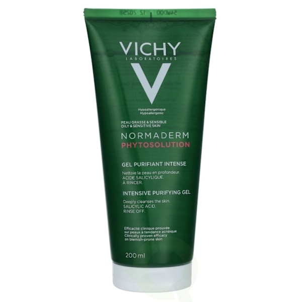 Vichy Normaderm Phytosolution Inten. Purifying Gel 200 ml Oily Skin To Sensitive Skin