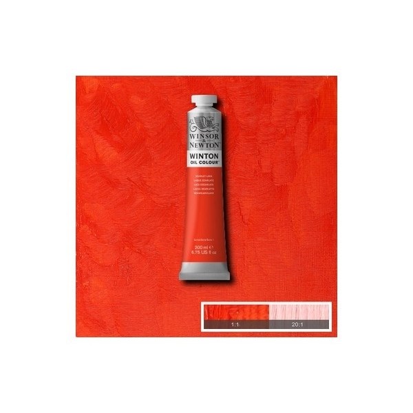WINSOR Winton oil 200ml scarlet lake 603