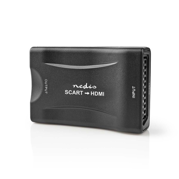 Nedis HDMI ™ Omvandlare | SCART Hona | HDMI™ utgång | Envägs | 1080p | 1.2 Gbps | ABS | Svart