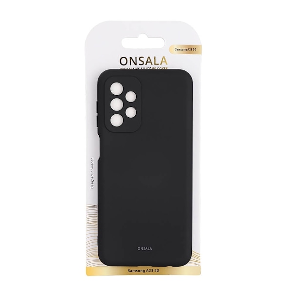 Onsala Mobilcover Silikone Black - Samsung Galaxy A23 5G Svart