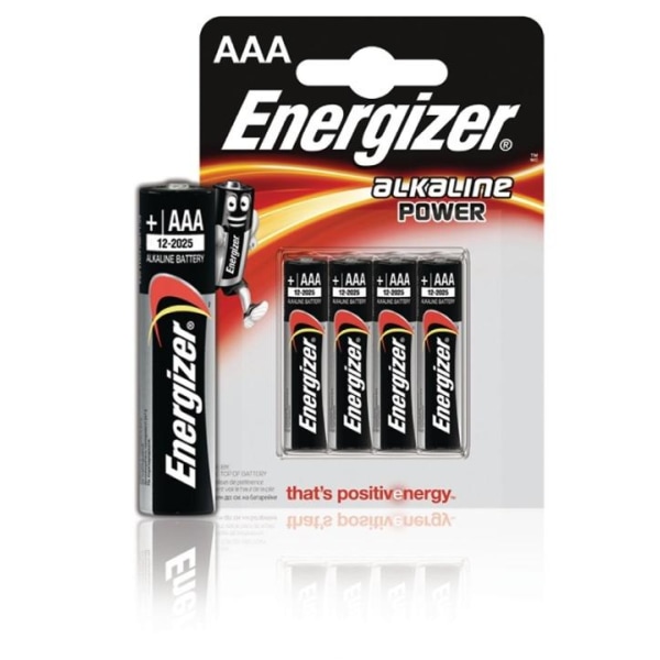 Energizer Power alkaline AAA/LR03 4-pack (E300132600)