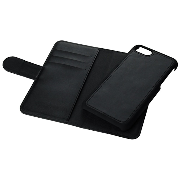 GEAR Mobilfodral 2-i-1 3 Kortfack Svart - iPhone 6/7/8 Plus Svart