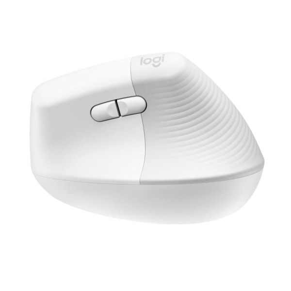 Logitech Lift Right Vertical Ergonomic Mouse, Off-white/Pale